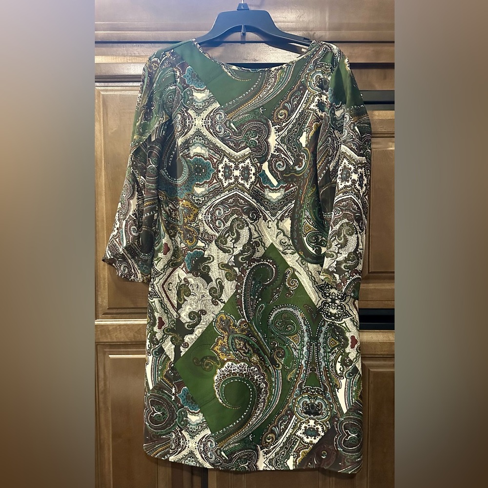 Dress Barn Paisley Print Dress